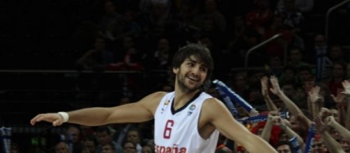 The x-factor for Spain heading into the match will be Ricky Rubio. [Image via Wikimedia Commons]