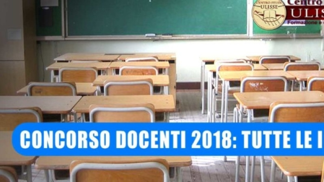 Concorso docenti 2018: ecco tutte le info