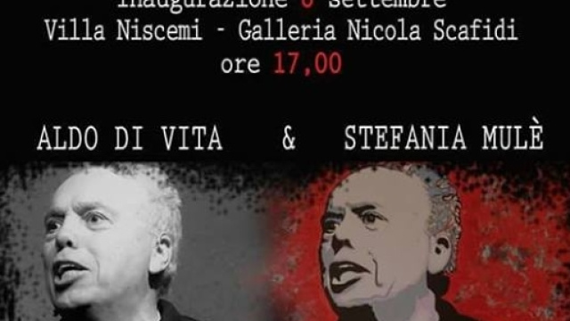 Locandina della mostra di pittura e fotografia