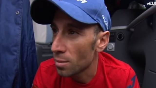 Vincenzo Nibali, una caduta lo ha condizionato sull'Angliru.