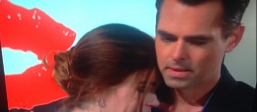 Billy and Victoria. CBS television screen shot. Cheryl E Preston