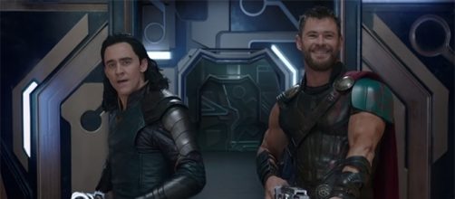 Tom Hiddleston and Chris Hemsworth return to reprise their roles as Loki and Thor in "Thor: Ragnarok" later this year. (YouTube/Marvel)
