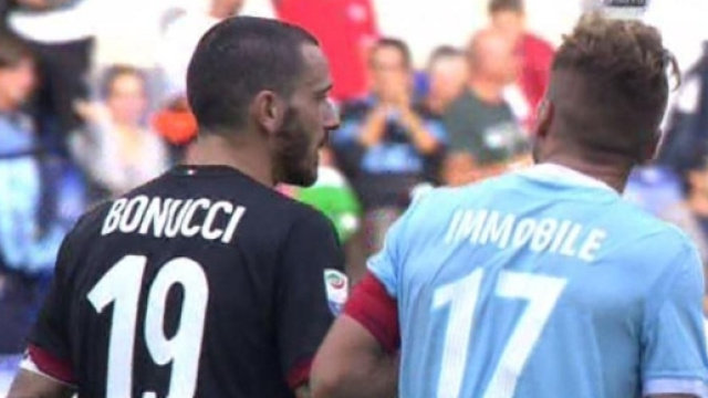 Lazio-Milan, Bonucci si scaglia contro Immobile