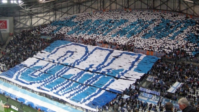 OM-Nice : les tifos de l'Orange V&eacute;lodrome