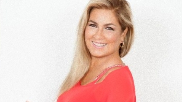 Romina Power felice per il successo del concerto a Lublin.
