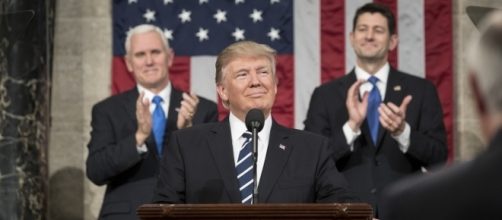 Donald Trump delivering a speech, Image Credit: The White House / Flickr