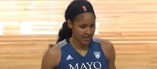 Maya Moore and the Minnesota Lynx host game 1 of the WNBA semifinals on Tuesday night. [Image via WNBA/YouTube]