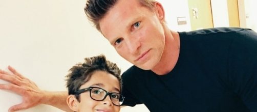 Steve Burton and Nicolas Bechtel. Twitter.com Nicholas Bechtel.