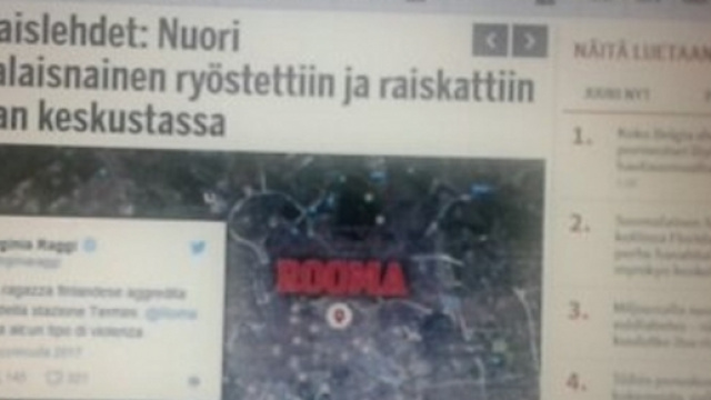 I media finlandesi hanno dato risalto alla notizia della connazionale violentata a Roma