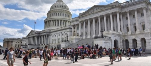 Senators addressing GOP health care July 25, 2016. / [Image by kellybdc via Flickr, CC BY 2.0]