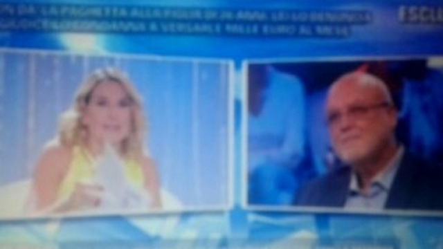 Da sinistra Barbara D'Urso e Gino Cecchini