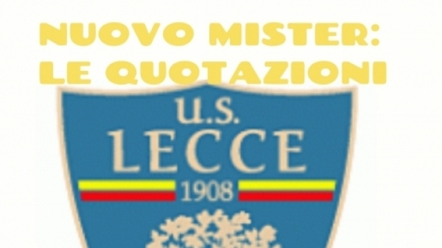 Ecco le quotazioni dei mister.