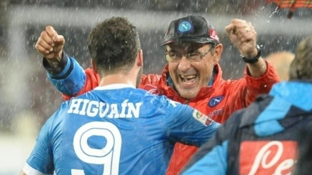 Higuain ai tempi del Napoli di Sarri