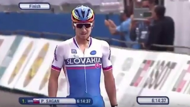 Peter Sagan, la vittoria ai MOndiali di Richmond