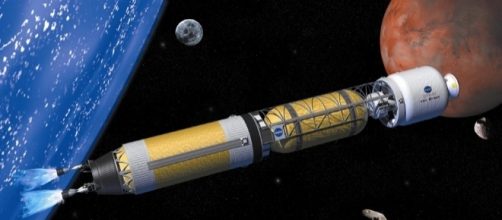 A Nuclear Rocket on its way to Mars - Photo: Wikimedia Commons