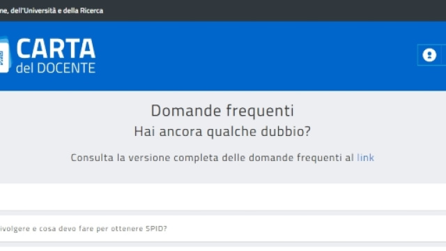 Carta del docente, come ottenere lo SPid