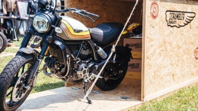 Ducati Scrambler Mach 2.0 in bella mostra ad uno dei tanti eventi
