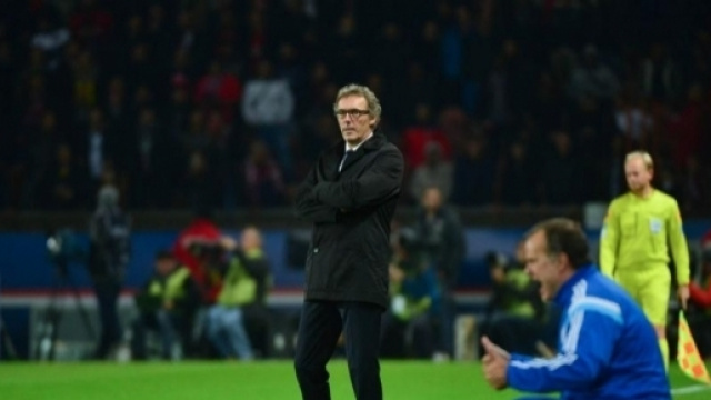 Marcelo Bielsa et Laurent Blanc lors d'une de leurs multiples confrontations