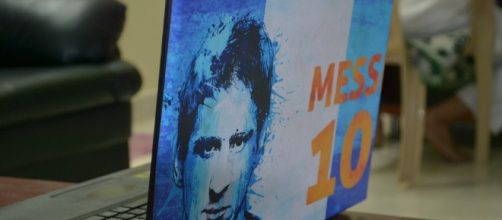 Leonel Messi en una laptop de un hincha cortes&iacute;a de Pixabay