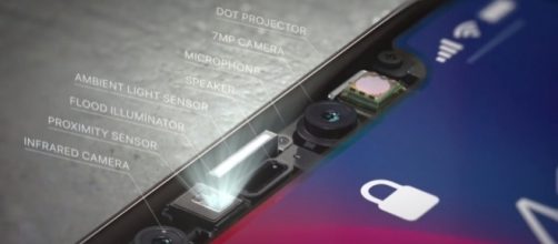 That's a lot of cool gear in the iPhone X top notch, but is it worth the missing chunk from your images? / from 'YouTube' screen grab