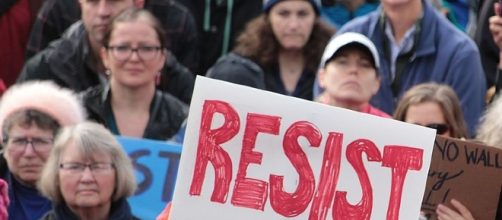 A pat rally protesting the deportation of immigrants. Source; commons.wikimedia.org