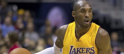 Kobe Bryant during a game (Keith Allisson/Wikimedia Commons).