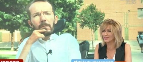 Susanna Griso y Echenique en una entrevista