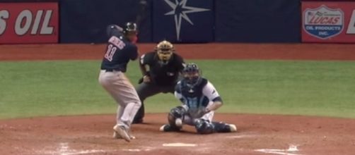 The Boston Rex Sox picked up a 13-6 win over Tampa Bay on Friday night, but it took them 15 innings to get there. [Image via MLB/YouTube]