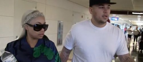 Blac Chyna and Rob Kardashian (Image credit: TMZ/YouTube)