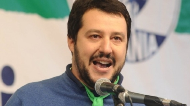 Il segretario della Lega Nord, Matteo Salvini