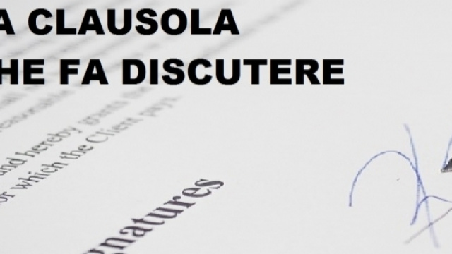 Si discute di una clausola molto particolare.