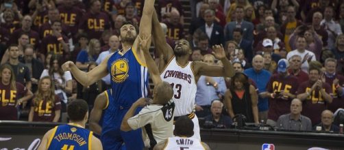 Andrew Bogut during the NBA finals (c) https://www.flickr.com/people/68842444@N03