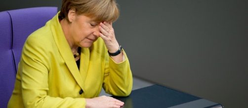 Protesters rage against Merkel ... - mashable.com