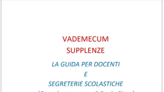 dettagli supplenze graduatorie d'istituto