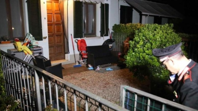 La casa dove &egrave; avvenuta l'aggressione.