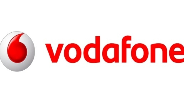 Il logo storico della compagnia telefonica Vodafone