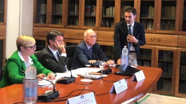 L'inaugurazione della Biblioteca al Centro Direzionale