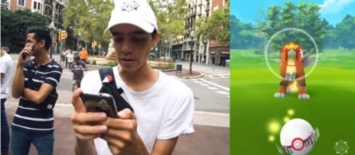 YouTube channel Trainer Tips catching Entei. - YouTube/Trainer Tips