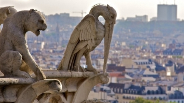 Notre Dame, statue e gargoyle in pezzi. (fonte foto:internet)