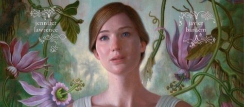 Film poster for Mother!, in cinemas now