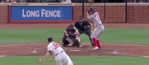 The Red Sox try to get their third-straight win against the Orioles on Wednesday night. [Image via MLG/YouTube]