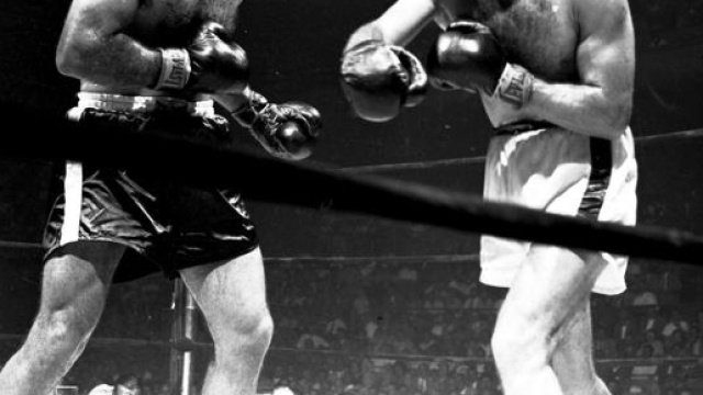 Jack La Motta in un incontro sul ring