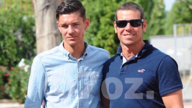 Mario Frick e il figlio Yanik. Foto: acperugia.com