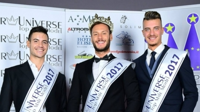 Michele De Falco Iovane ed Alessandro Sannino a Mister Universe.