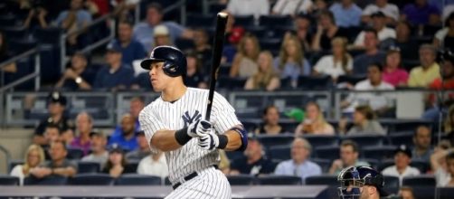 Aaron Judge hit a two-run shot for the Yankees in the third -- Arturo Pardavila III via WikiCommons