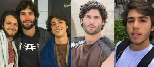 Asher ao lado de Lior e Benjamin (Foto: Montagem/CB News)