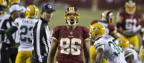 Jordan Reed should be able to return to action against the Raiders on Sunday - Keith Allison via WikiCommons