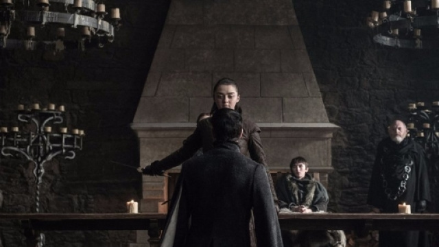 Arya Stark uccide Ditocorto nel Trono di Spade
