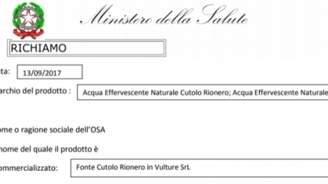 La circolare diramata dal ministero della Salute