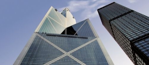 Bank of China in Hong Kong. / [Image by Bernard Spragg via Flickr, Public Domain]